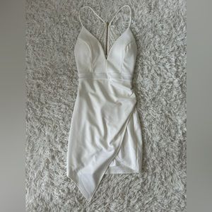 Emerald Sundae - White Dress - Short - Lacey Back - Size Medium